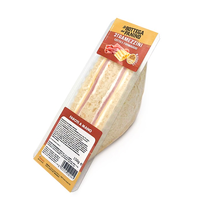 Tramezzini Prosciutto Cotto ed Formaggio