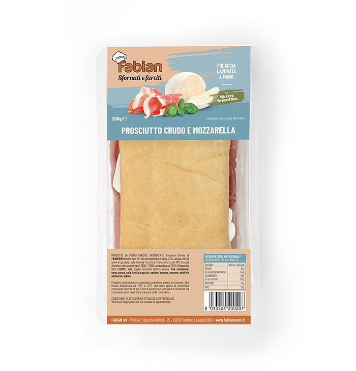 Focacce Prosciutto Crudo e Mozzarella